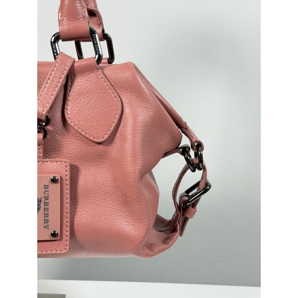 Burberry Blue Label Pink Leather Bag Vintage Fashion Bag 0029 - Picture 4 of 14